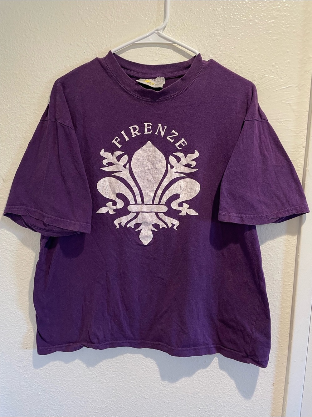 ⚜️ Vintage Zeus Purple Firenze Oversized Streetwear Graphic Tee XL